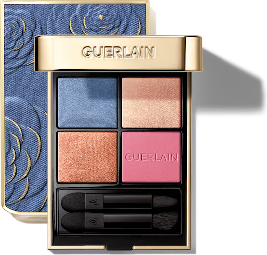 Guerlain Ombres G Палитра със Сенки за Очи в Твърда Форма Denim Blossom