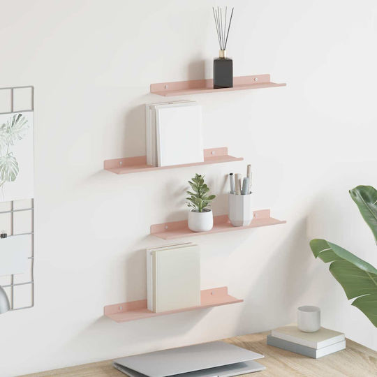 Regale Wand 8003951 4Stück 40x9x2.5εκ. Pink Regale Wand 8003951 4Stück 40x9x2.5εκ. Pink