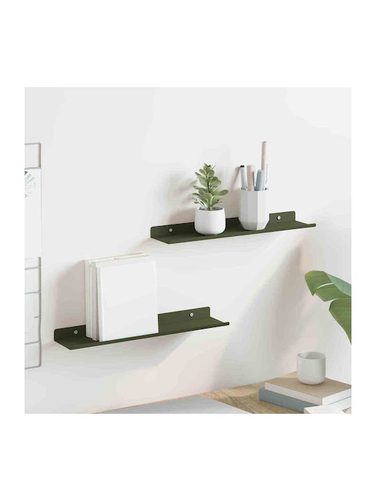 Rafturi Perete Green 2buc 40x9x2.5cm