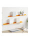 Shelves Wall Chamomile Yellow 2pcs 80x9x2.5cm