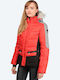 Icepeak Electra Ia 53203512-645 Женско Яке за Ски и Сноуборд Червен