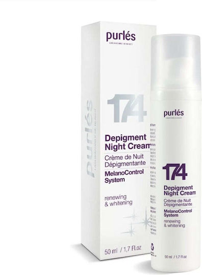 Purlés 174 Depigment Cremă de Față de Noapte Pentru Albire 50ml