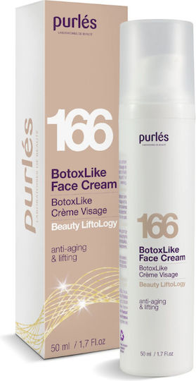 Purlés 166 BotoxLike Cremă de Față Anti-îmbătrânire și Tonifiere 24h cu Acid Hialuronic 50ml