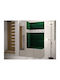 Hartford 277 Entry Furniture with Mirror Cashmere 124x46x186cm
