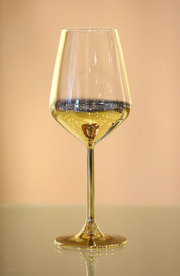Kaliso Glas Kelch für Weißwein aus Glas Gold Kaliso Glas Kelch für Weißwein aus Glas Gold