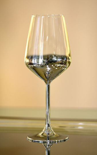 Kaliso Glas Kelch für Weißwein aus Silberglas Kaliso Glas Kelch für Weißwein aus Silberglas