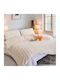 Mc Decor Duvet Cover Set Queen with 2 Pillowcases 220x240 Wht