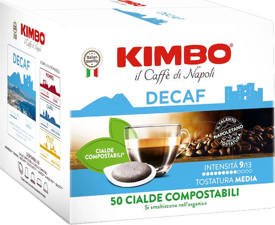 Tablete Espresso ESE Kimbo Decafeinizat 50 Bucăți