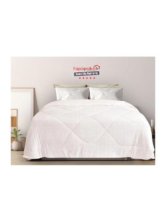 Duvet Cover Queen 220x240cm Furry Ecru