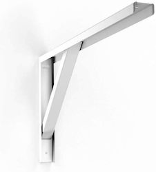 Bolis Italia Eckregal Metallisch in Weiß Farbe 155x300mm 1Stück