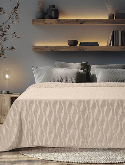 Madi Κουβέρτα με Μανίκια 160x220εκ. Beige