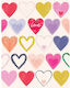 Fun Creations Mini Gift Card 8x10.5cm Hearts