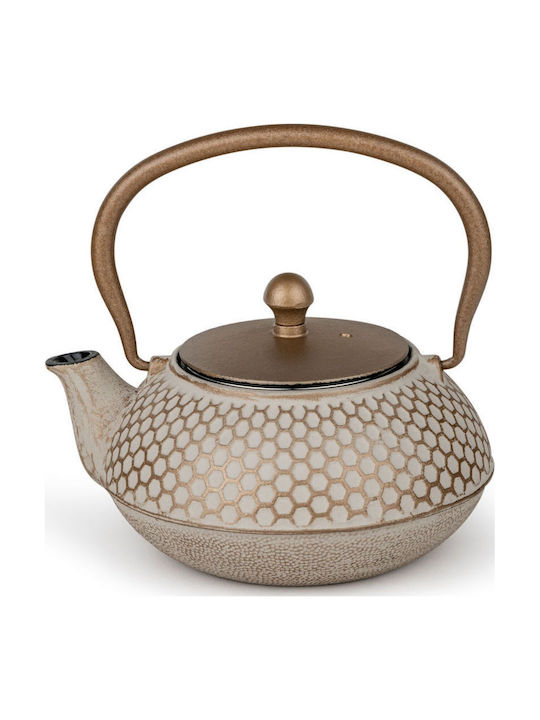 Bredemeijer Teapot Τσαγιέρα με Φίλτρο Μαντεμένια Μπεζ