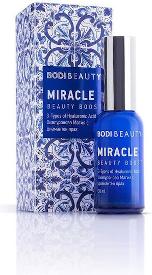 Bodi Beauty Miracle Beauty Boost Soothing & Moisturizing Serum Face & Eyes with Hyaluronic Acid for Firming & Radiance 30ml