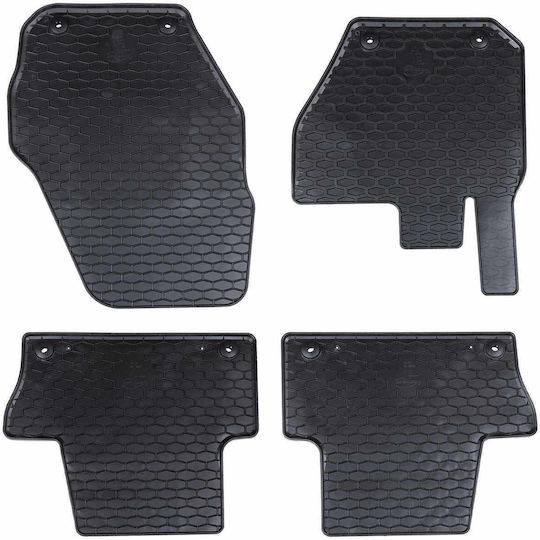 Car Mats 4 Pieces Black Suitable for Volvo XC60 09-17