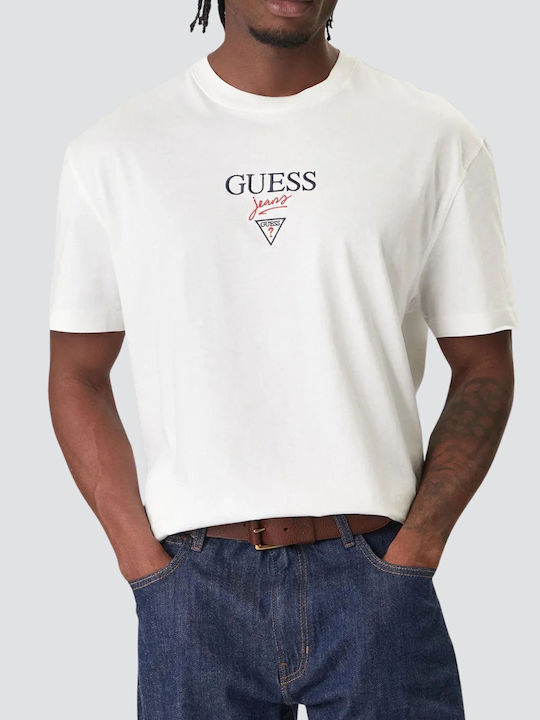 Guess Μπλούζα Κοντομάνικη White