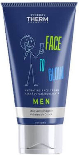 Synergy Therm Face to Glow Cremă Hidratantă pentru Bărbați pentru Față 50ml