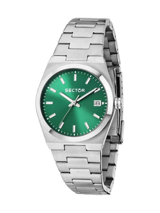 Sector Women's Watch 34mm Battery with Silver Metal Bracelet