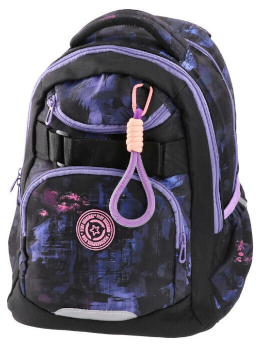 Play School Bag Backpack Purple with Water Bottle Holder