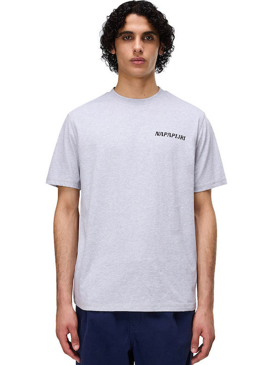 Napapijri T-Shirt Graues Herrenblusen