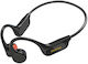 Dudao U22 Bone Conduction Bluetooth Handsfree Ακουστικά με Αντοχή στον Ιδρώτα Μαύρα