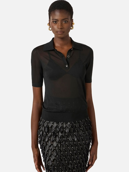 Elisabetta Franchi Polo Schwarz