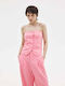 Γυναικεία Μπλούζα Strapless Pink
