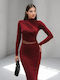 Damen Bluse mit Transparenz Pink, Red