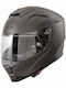 Nova Racing FF956 Urban Master Matt Titanium Motorcycle Helmet Full Face ECE 22.06 1550gr