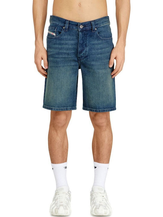 Diesel Regular-short Ανδρική Βερμούδα Τζιν Μπλε