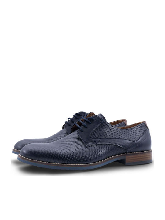 Antonio Shoes Men's Leather Casual Shoes Blue