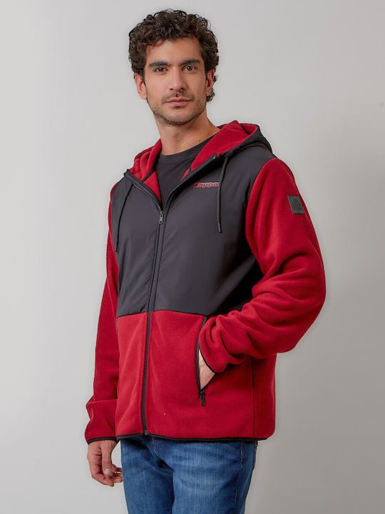 Paolo Sweatshirt with Hood Bordeaux