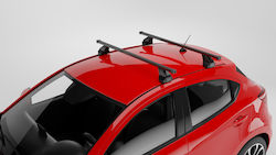 Menabo Complete Set Car Roof Bars Iron Omega M 112 Cm Black Mitsubishi Colt Vii 5 Doors 2023>-2 Pieces 10170 Mb+12670 Mb Mp.mit.12670/mb-omg-3 Menabo Complete Set Car Roof Bars Iron Omega M 112 Cm Black Mitsubishi Colt Vii 5 Doors 2023>-2 Pieces 10170 Mb+12670 Mb Mp.mit.12670/mb-omg-3