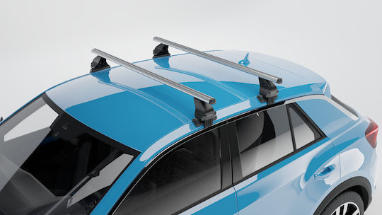Menabo Complete Set Aluminum Car Roof Bars Omega M 112 Cm Silver Suzuki Splash 5 Doors 2008>-2 Pcs 9790 Mb+13460 Mb Mp.suz.13460/mb-omga-2