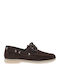 Leather Women's Loafers in Brown Color