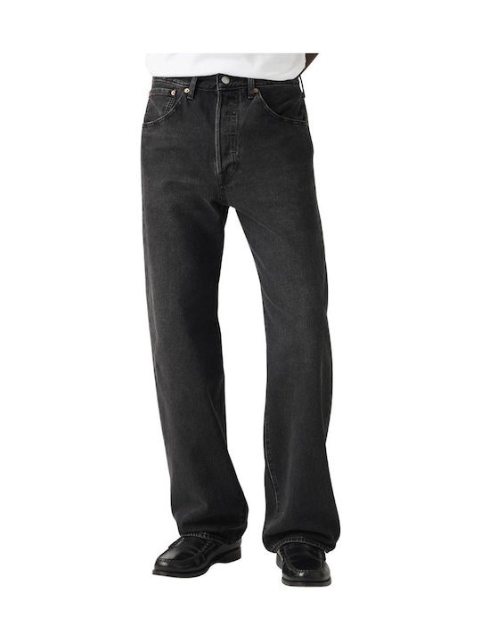 501 Men's Jeans Pants with Loose Straight Fit Black