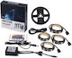 Waterproof LED Strip Lights TV USB 5V RGB Light 4x50cm Type SMD5050 with Power Supply