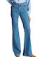High Rise Women's Flared Jean Pants