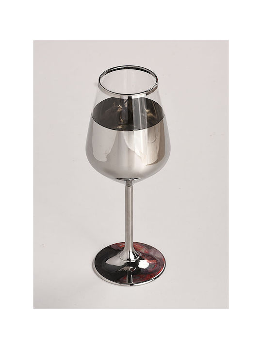 Kaliso Glas für Weißwein aus Glas in Silber Farbe