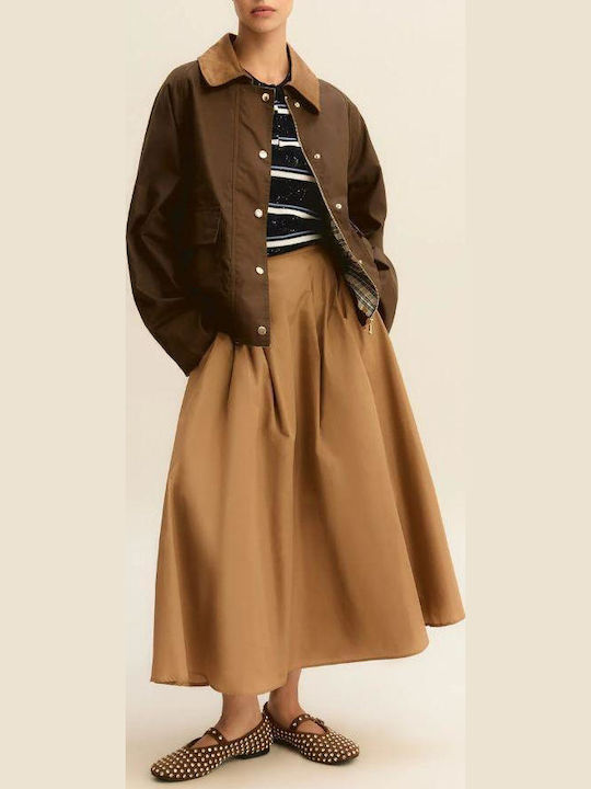 Marella Maxi Skirt Brown