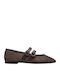 Damen Ballerinas in Braun Farbe