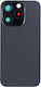 Apple Iphone 15 Pro Back Glass Without Nfc Enlarged Camera Frame Black Titanium Compatible