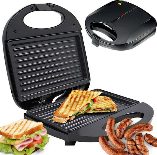 Verk Group Sandwich Maker Grill 750W Neagră 07294V