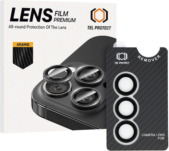 Tempered Glass Tel Protect 3d Lens Aramid Series On Camera Samsung Galaxy S26 Lens 3 Pieces