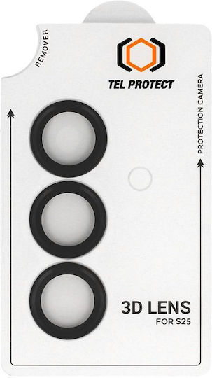 Tempered Glass Tel Protect 3d Lens On Camera Samsung Galaxy S26 Plus Black Lens 3 Pieces