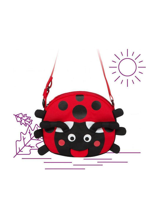 Affenzahn Ladybug Kids Bag Shoulder Bag Red 22cmx20cmx7cmcm