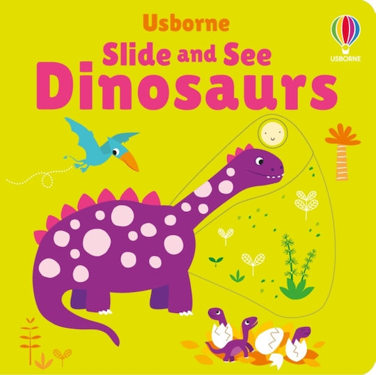 Slide And See Dinosaurs - Usborne Publishing Ltd - Board Book Slide And See Dinosaurs - Usborne Publishing Ltd - Board Book