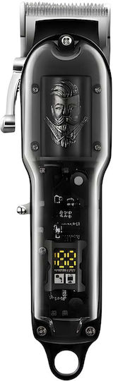 Avizar Hair Beard Trimmer 2000mah Battery Life 100 Minutes Display Guides Black