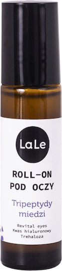La-Le Roll-On Tripeptydy Augenbefeuchter für Feuchtigkeitsspendend & Schwarze Kreise 10ml