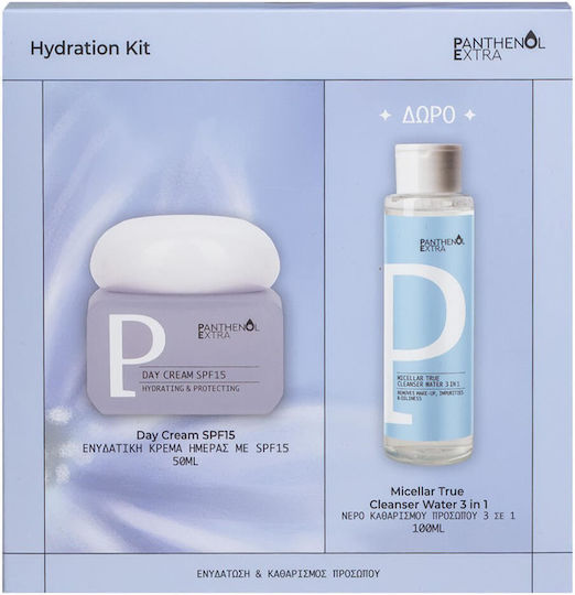 Medisei Panthenol Extra Promo Hydration Kit Skin Care Set for Moisturizing & Facial Cleaning 2pcs